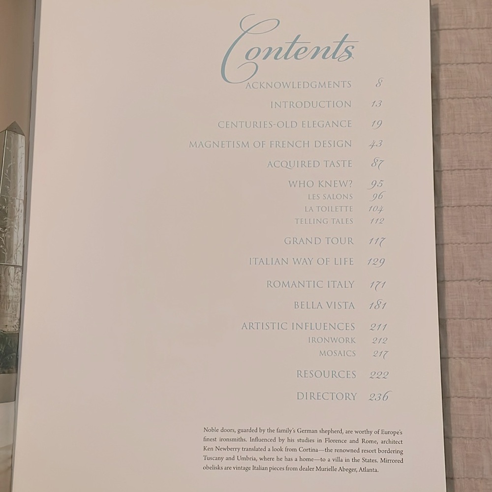 The Allure of French and Italian Decor Coffee Table Book By Betty Lou Phillips - Picture 4 of 11